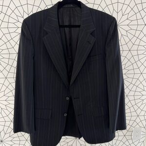 Vintage Burberrys’ Wool Pinstripe Blazer – Classic Tailored Jacket